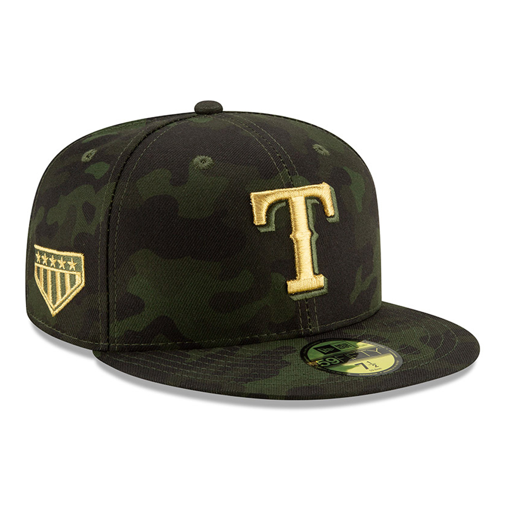 Texas Rangers Armed Forces Day On Field 59FIFTY