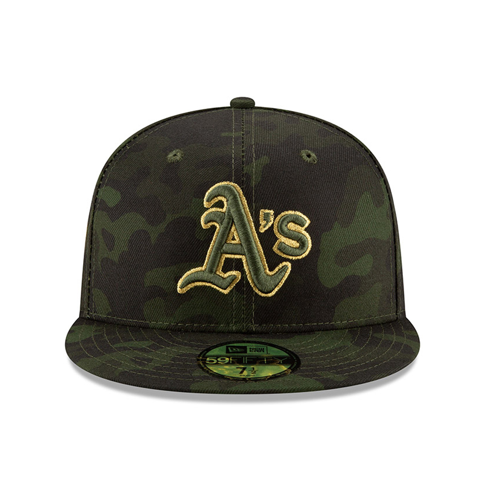 Oakland Athletics Armed Forces Day 59FIFTY On Field