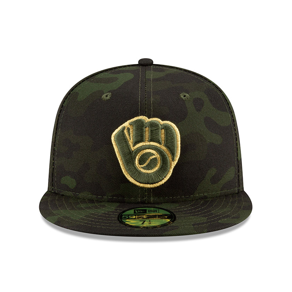 Milwaukee Brewers Armed Forces Day 59FIFTY On Field