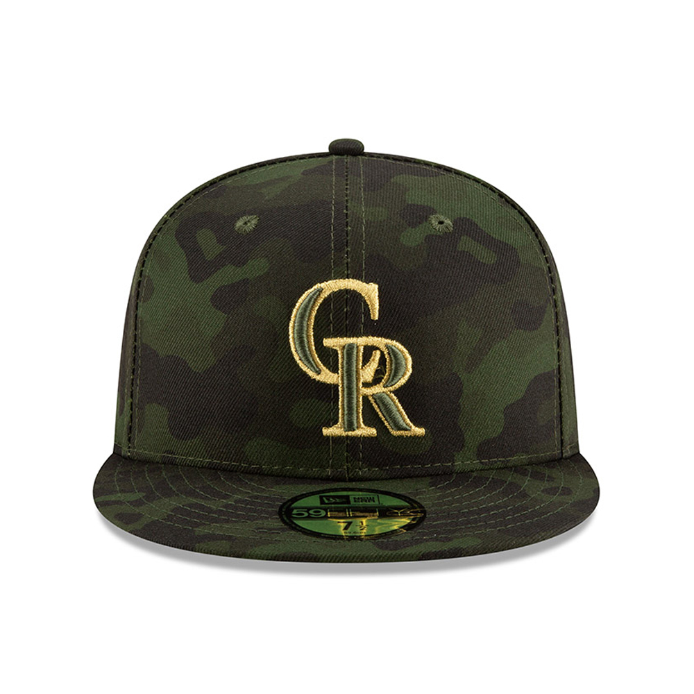 Colorado Rockies Armed Forces Day 59FIFTY On Field