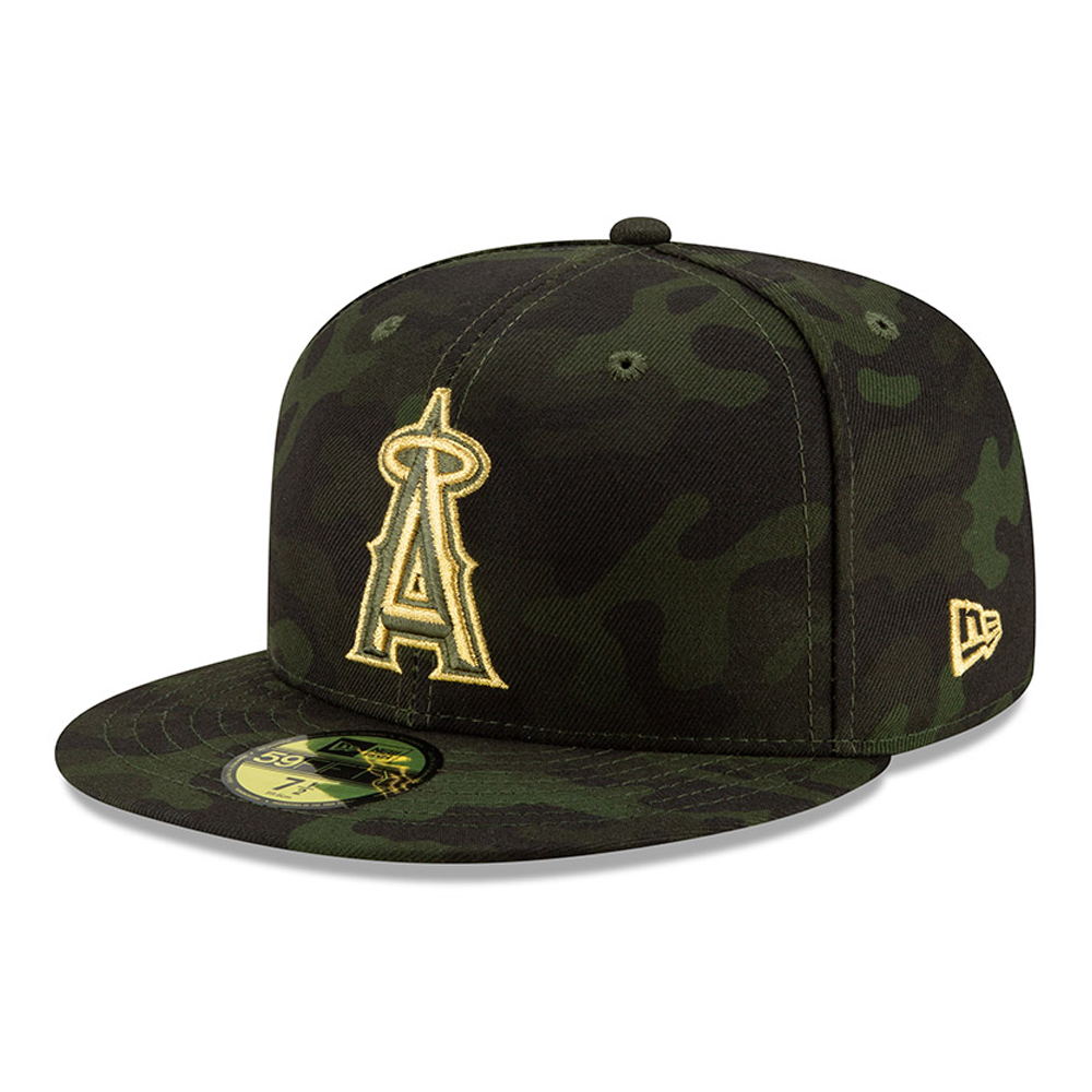 Los Angeles Angels Armed Forces Day 59FIFTY On Field