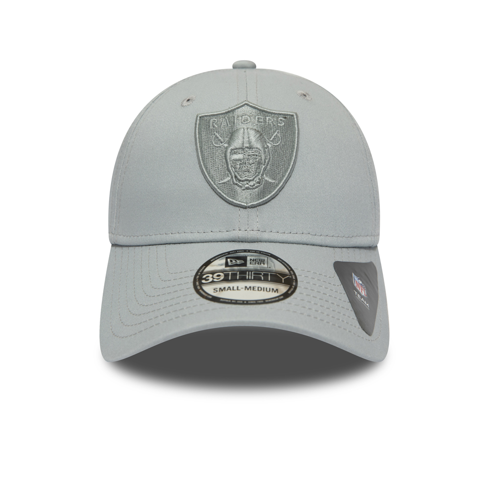 Cappellino 39THIRTY Official Team dei Las Vegas Raiders grigio tono su tono