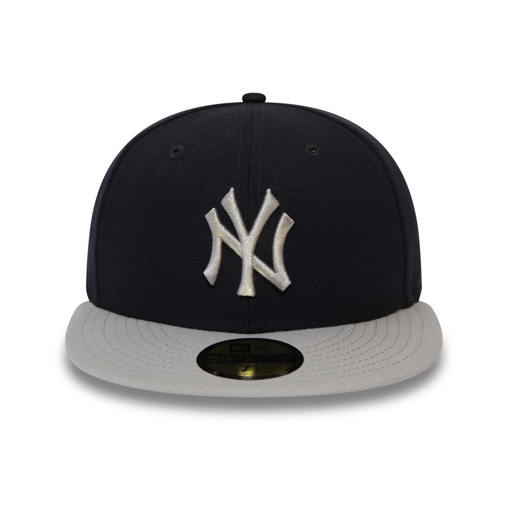 Equipo Oficial de los Yankees de Nueva York Bloque de Color Negro 59FIFTY