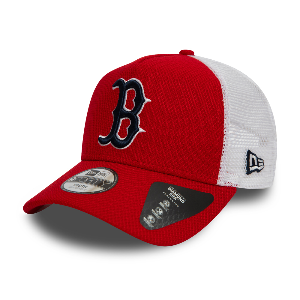 Boston Red Sox Diamond Era A Frame Trucker rosso scarlatto bambino