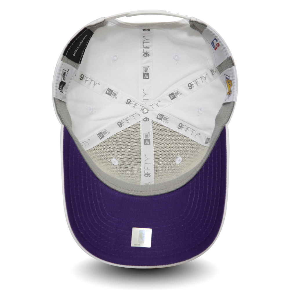 Los Angeles Lakers Stretch Snap Official Team Colour 9FIFTY, blanco