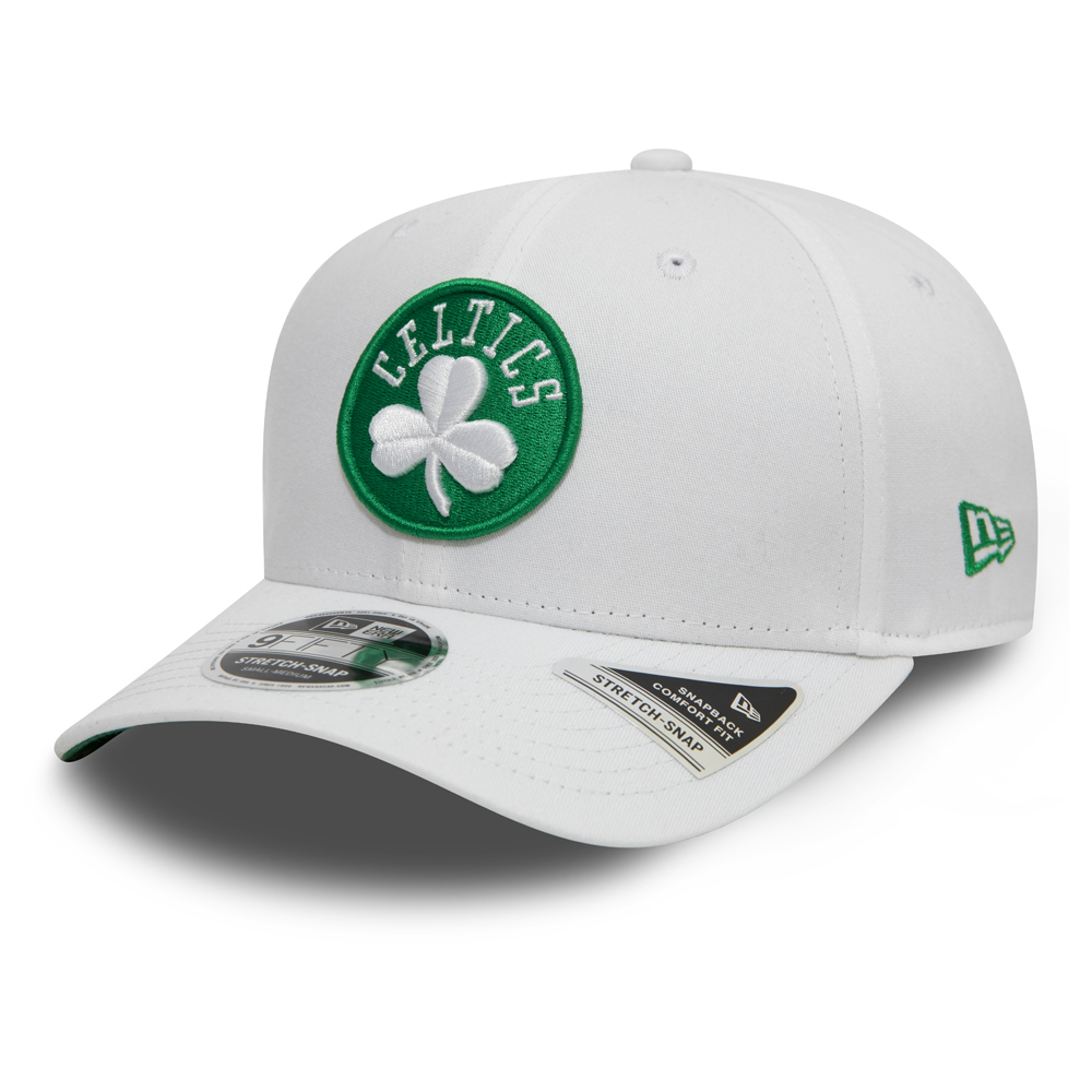 Boston Celtics Stretch Snap Official Team Colour 9FIFTY blanc