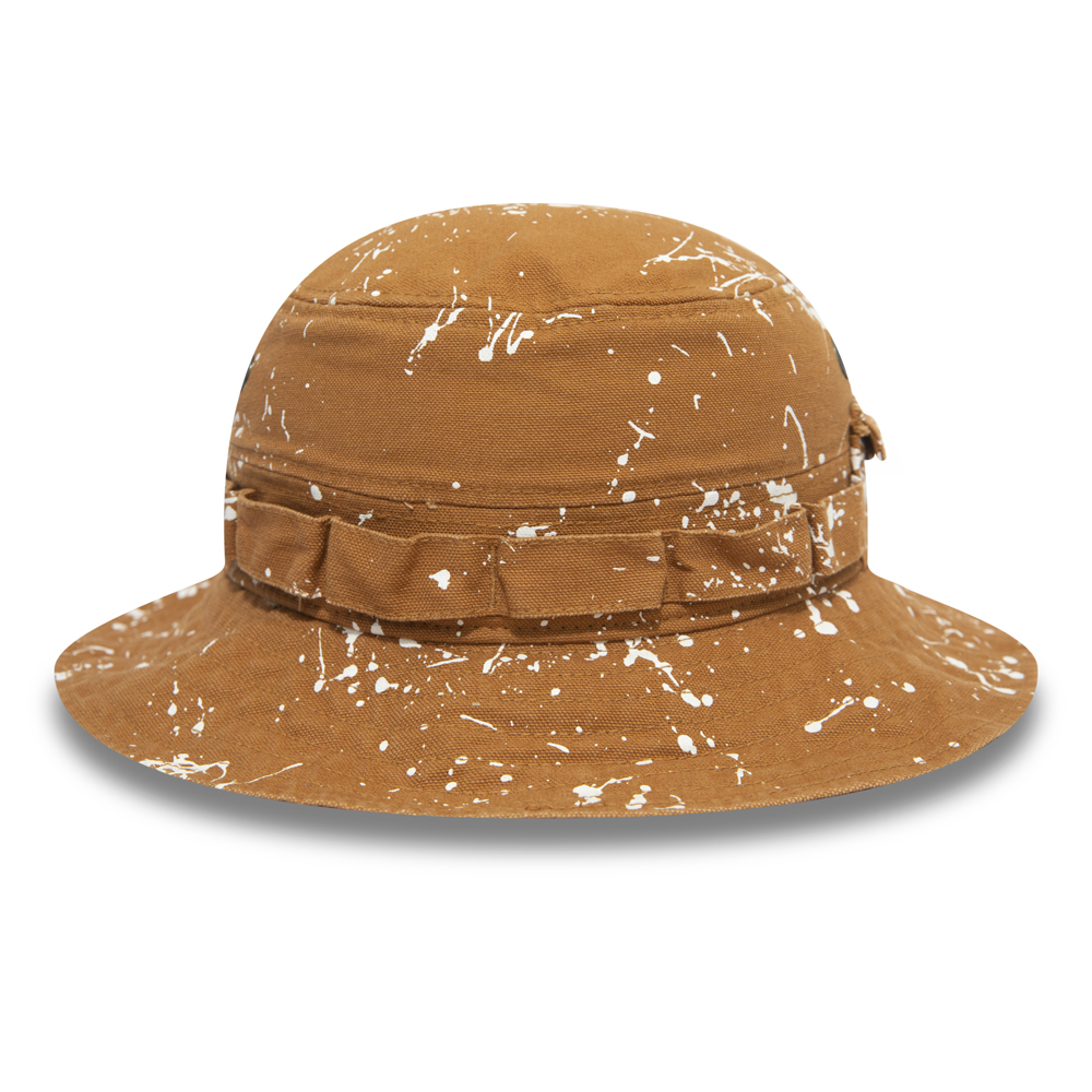 Splash Paint Adventure Washed Ducked Tan Bucket Hat