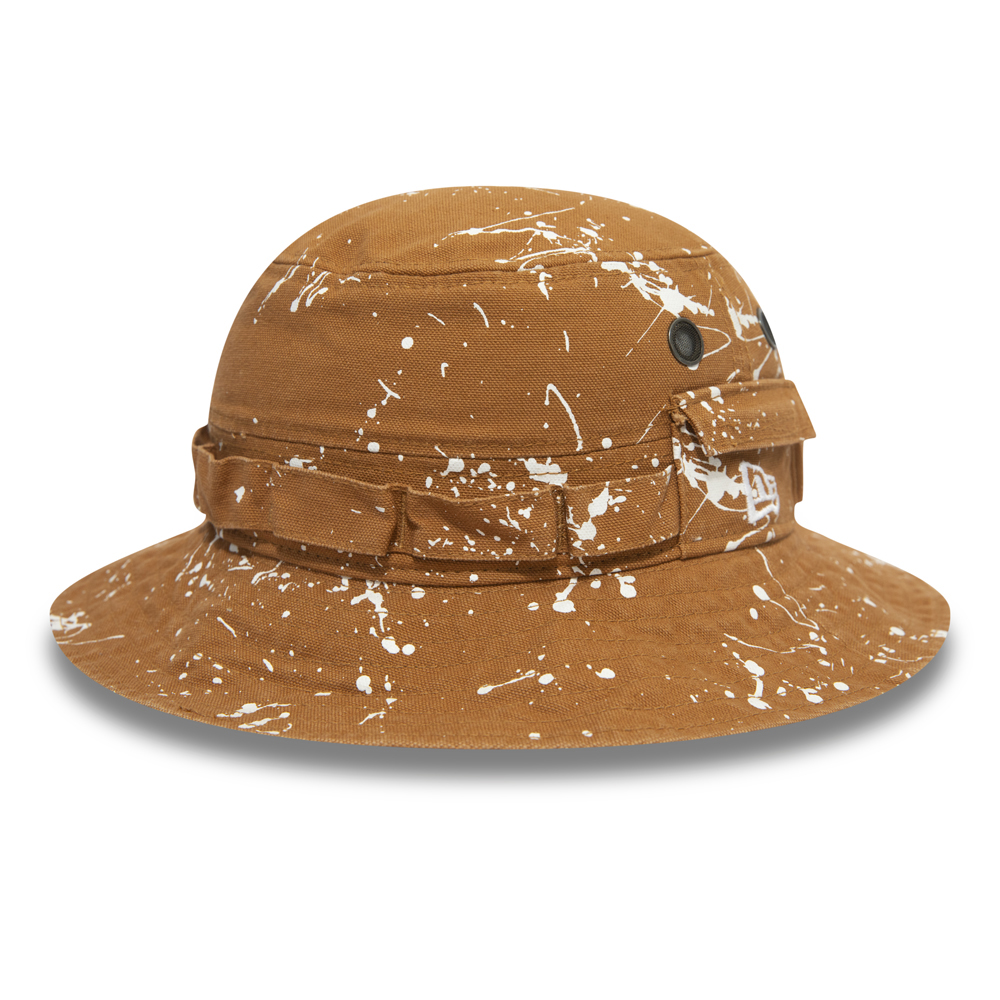 Splash Paint Adventure Washed Ducked Tan Bucket Hat