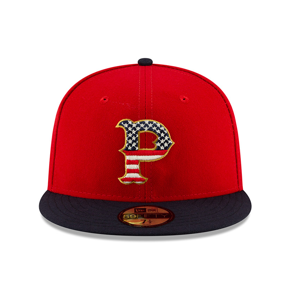 Pittsburgh Pirates Independence Day 59FIFTY, rojo