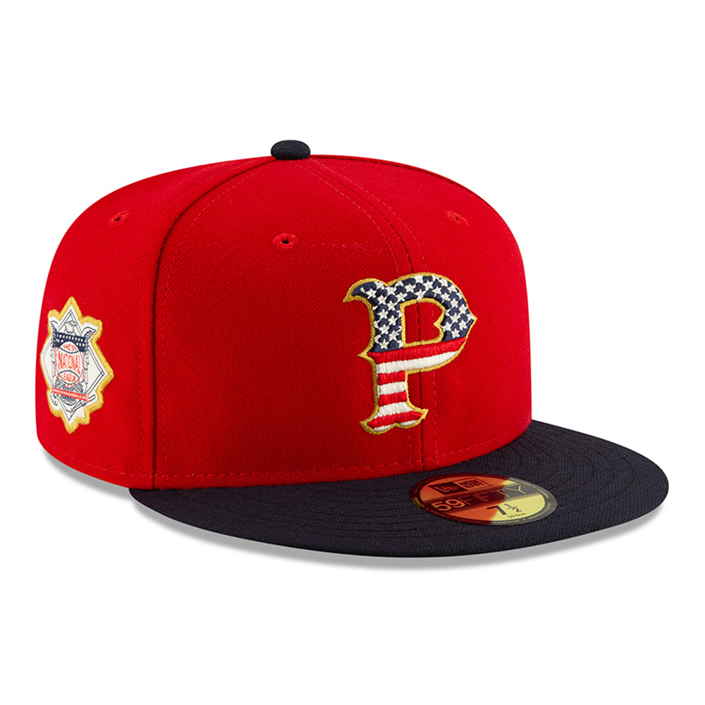Pittsburgh Pirates Independence Day Red 59FIFTY