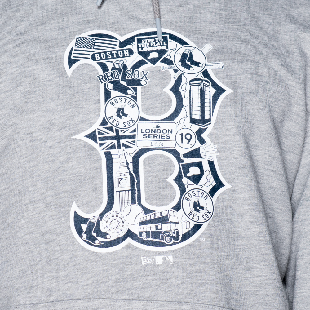Boston Red Sox Graphic Infill Pullover Hoodie