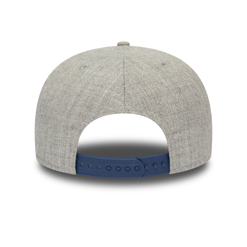 Cappellino con chiusura posteriore 9FIFTY dei New York Knicks grigio mélange
