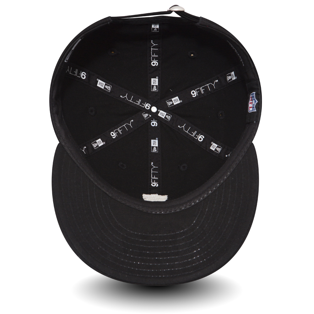 Cappellino con chiusura posteriore 9FIFTY Badge Low Profile dei Las Vegas Raiders