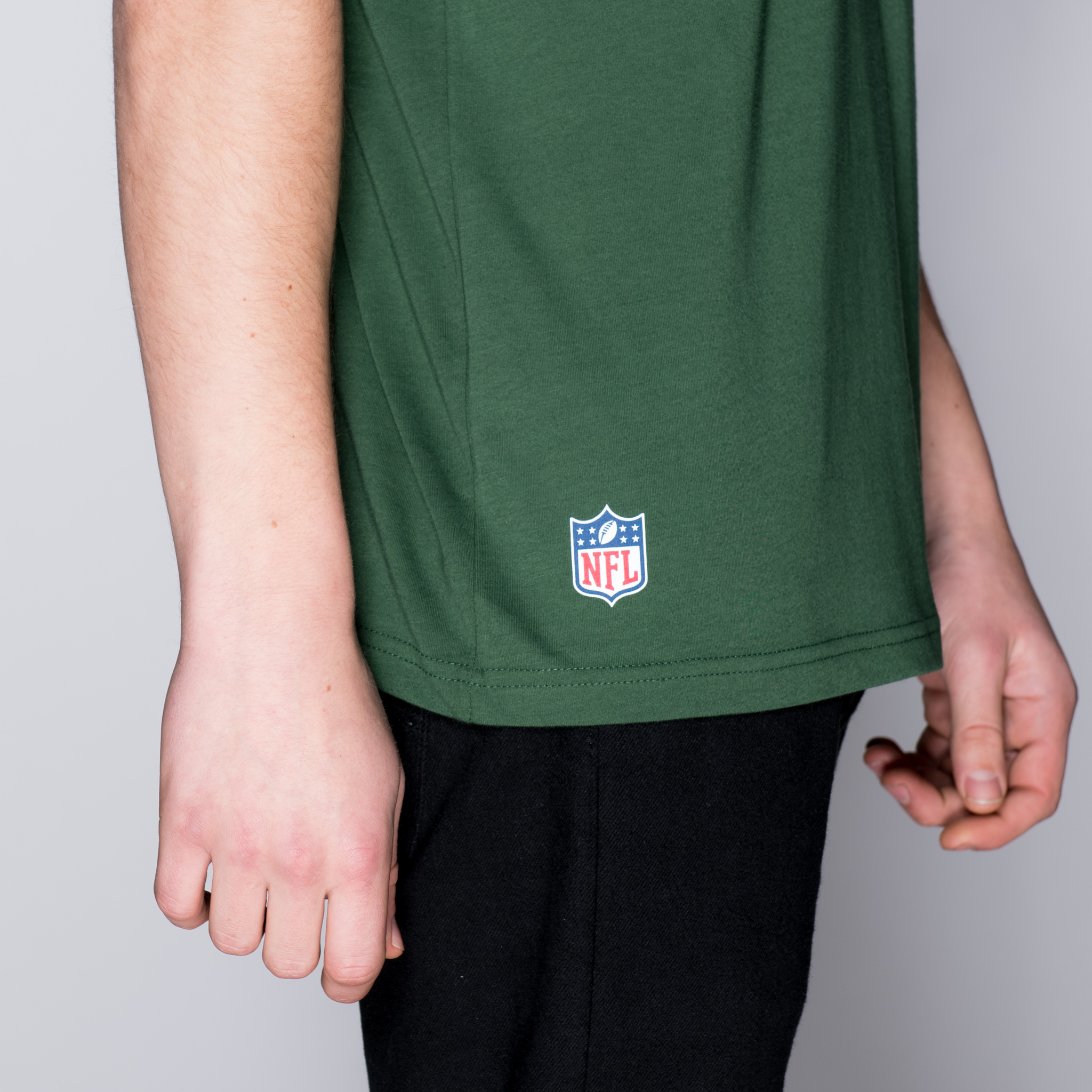 T-shirt Dry Era in verde con logo dei Green Bay Packers