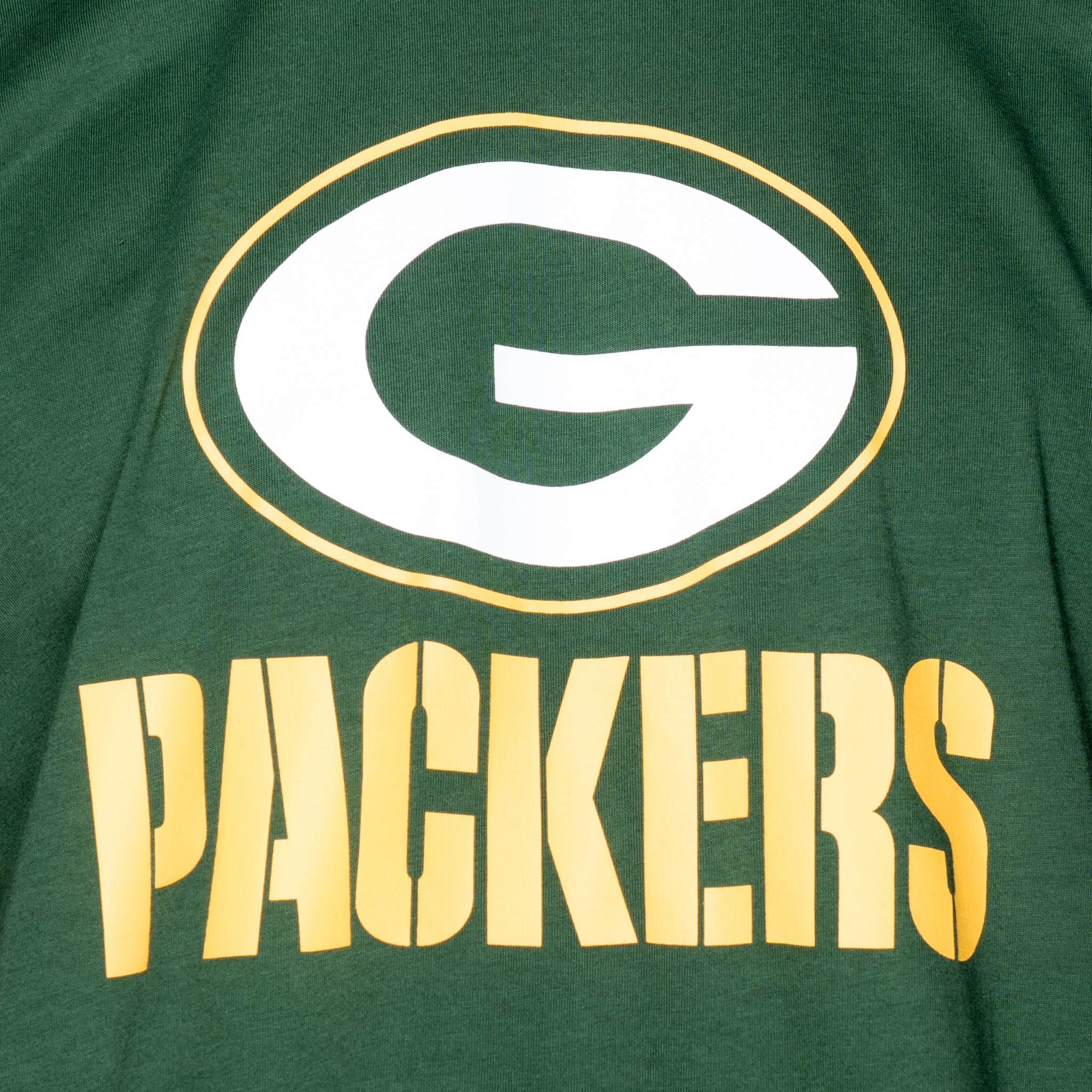 T-shirt vert avec logo des Green Bay Packers