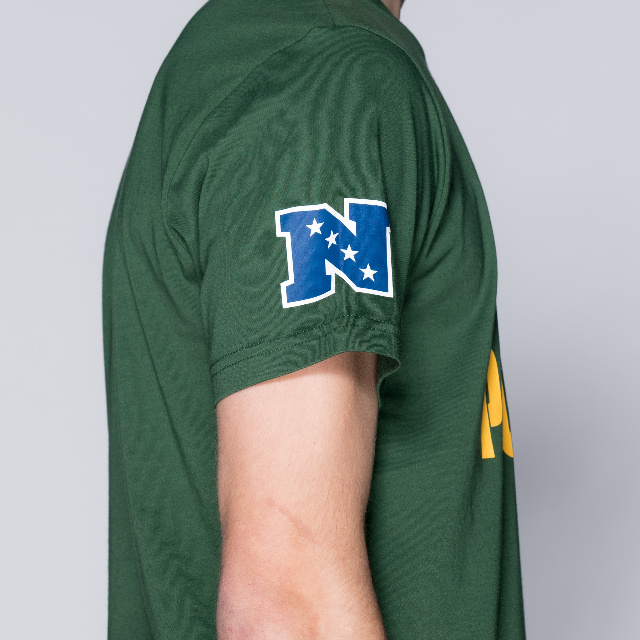 T-shirt vert avec logo des Green Bay Packers