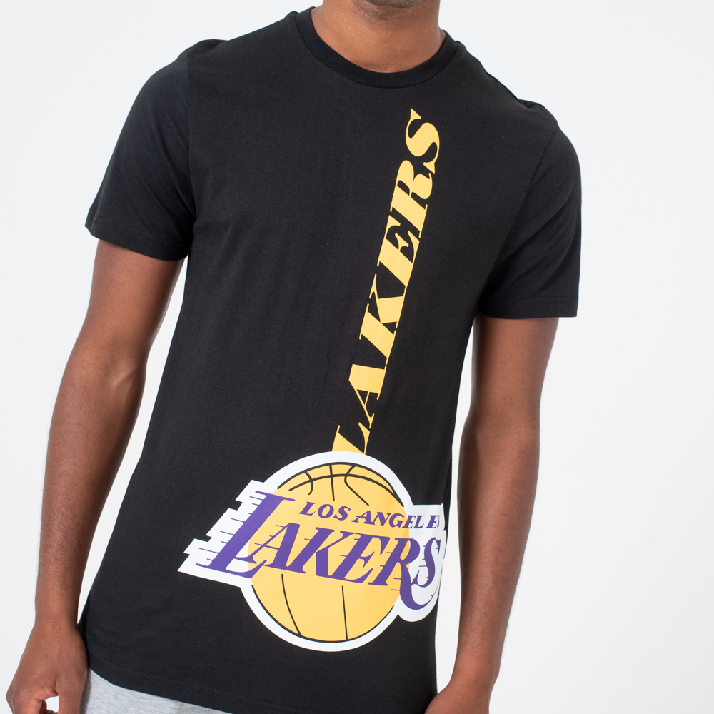 Camiseta LA Lakers Logo, negro A5270_331 | New Era Cap España