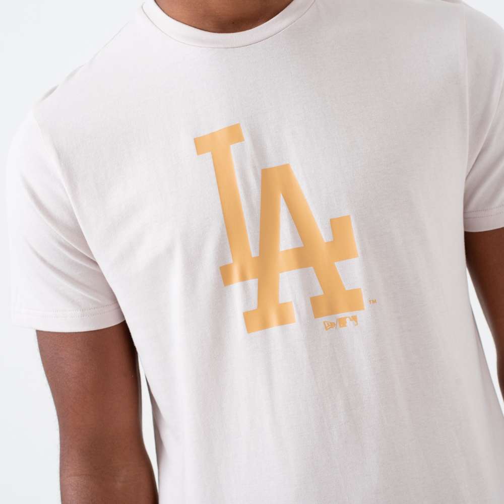 T-shirt Los Angeles Dodgers grège à logo