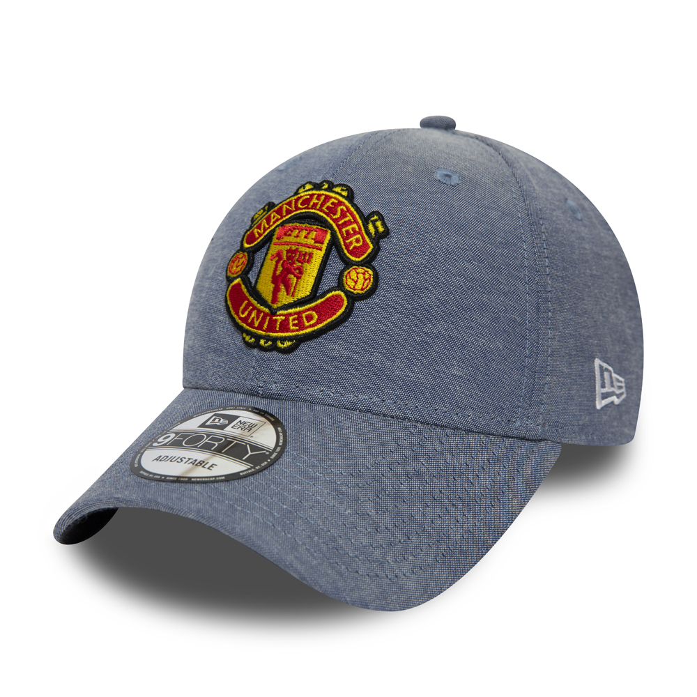 Manchester United Chambray 9FORTY, azul