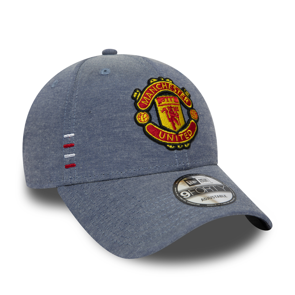 9FORTY – Manchester United Chambray – Blau