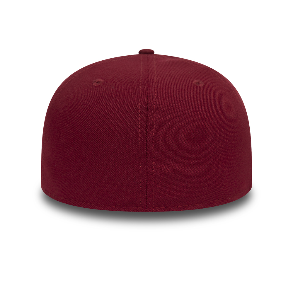 Cappellino con chiusura posteriore New Era 59FIFTY in rosso con applicazione