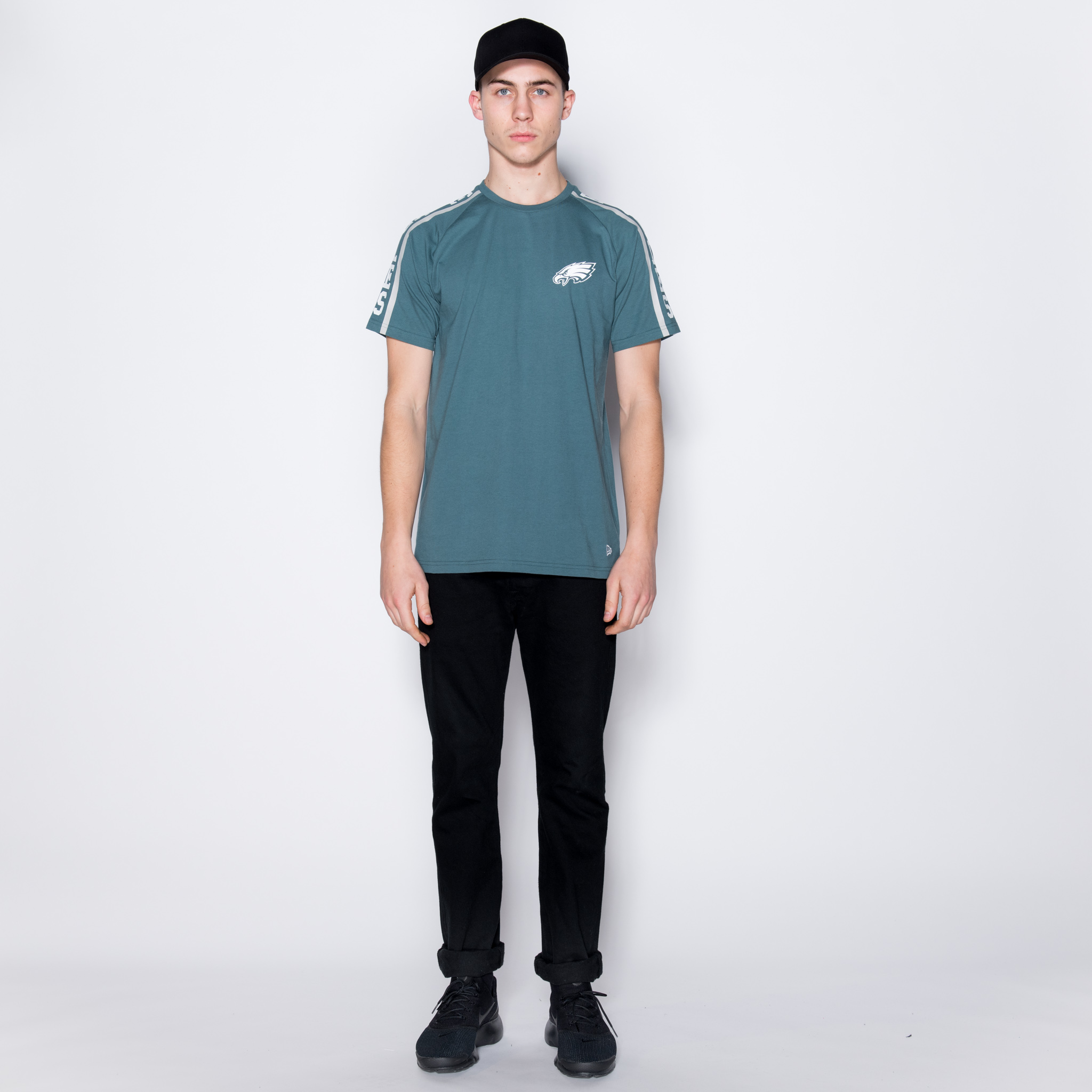 Philadelphia Eagles – Shoulder Print – T-Shirt mit Logo – Grün
