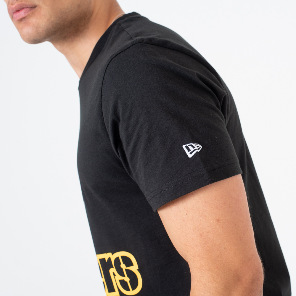 Pittsburgh Steelers – T-Shirt mit Logo – Schwarz