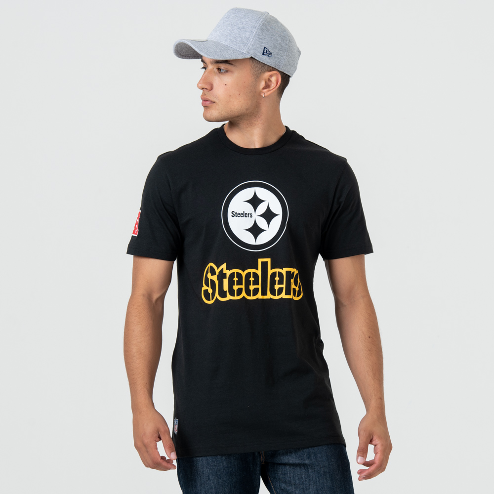 Pittsburgh Steelers Logo Black Tee