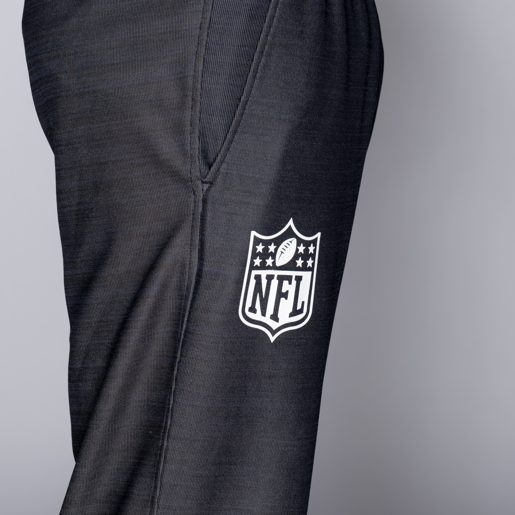 NFL Logo Engineered Black Jogger Track Pants