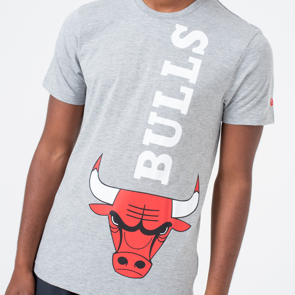 Chicago Bulls Logo Graues T-Shirt
