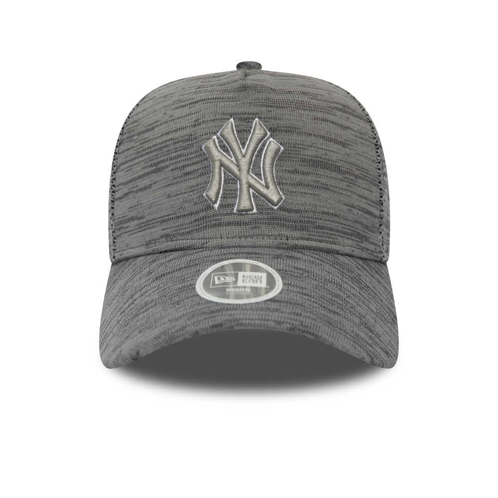 Gorra trucker New York Yankees Engineered Fit A Frame mujer, gris
