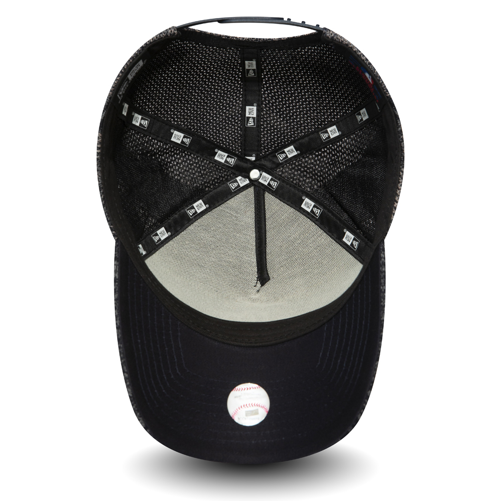 Gorra trucker Los Angeles Dodgers Engineered Fit A Frame mujer, gris