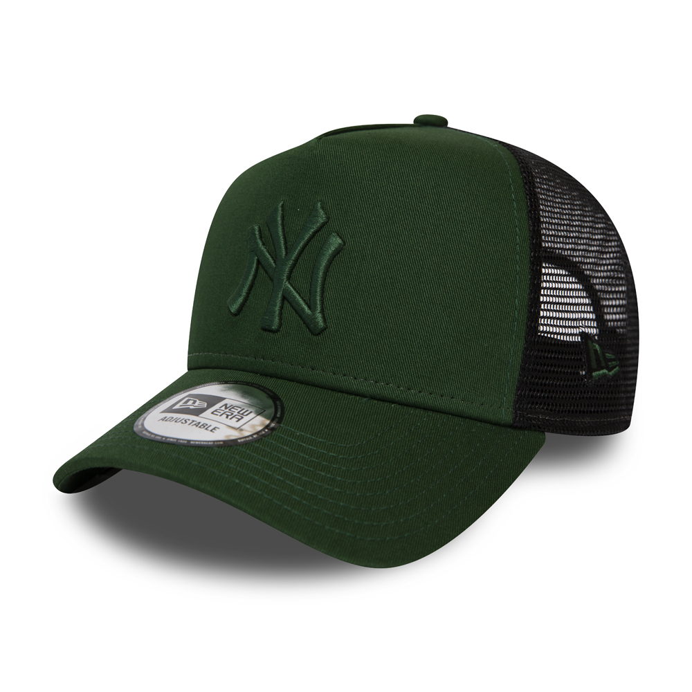 New York Yankees Essential A Frame Trucker in verde