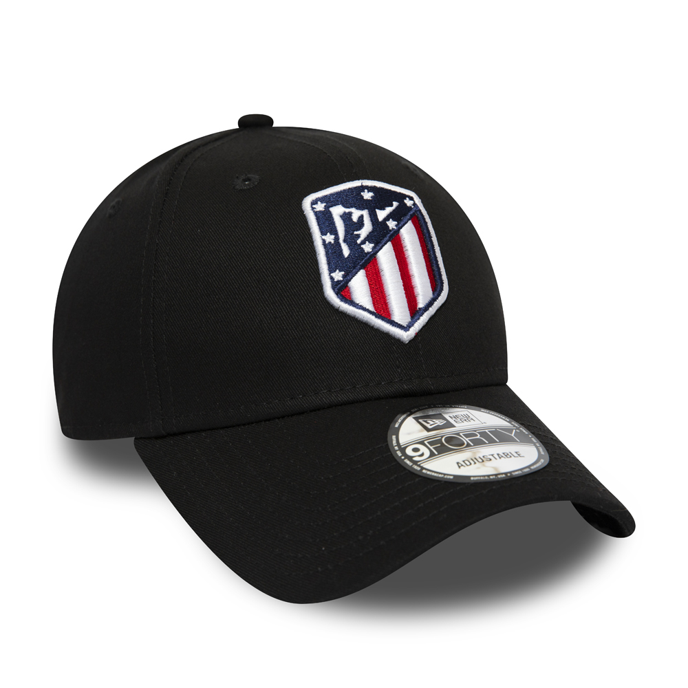 Atletico Madrid Logo Essential 9FORTY, negro