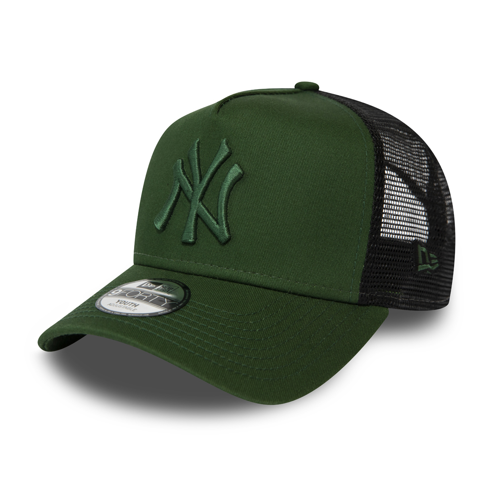 New York Yankees Essential A Frame Trucker bambino in verde