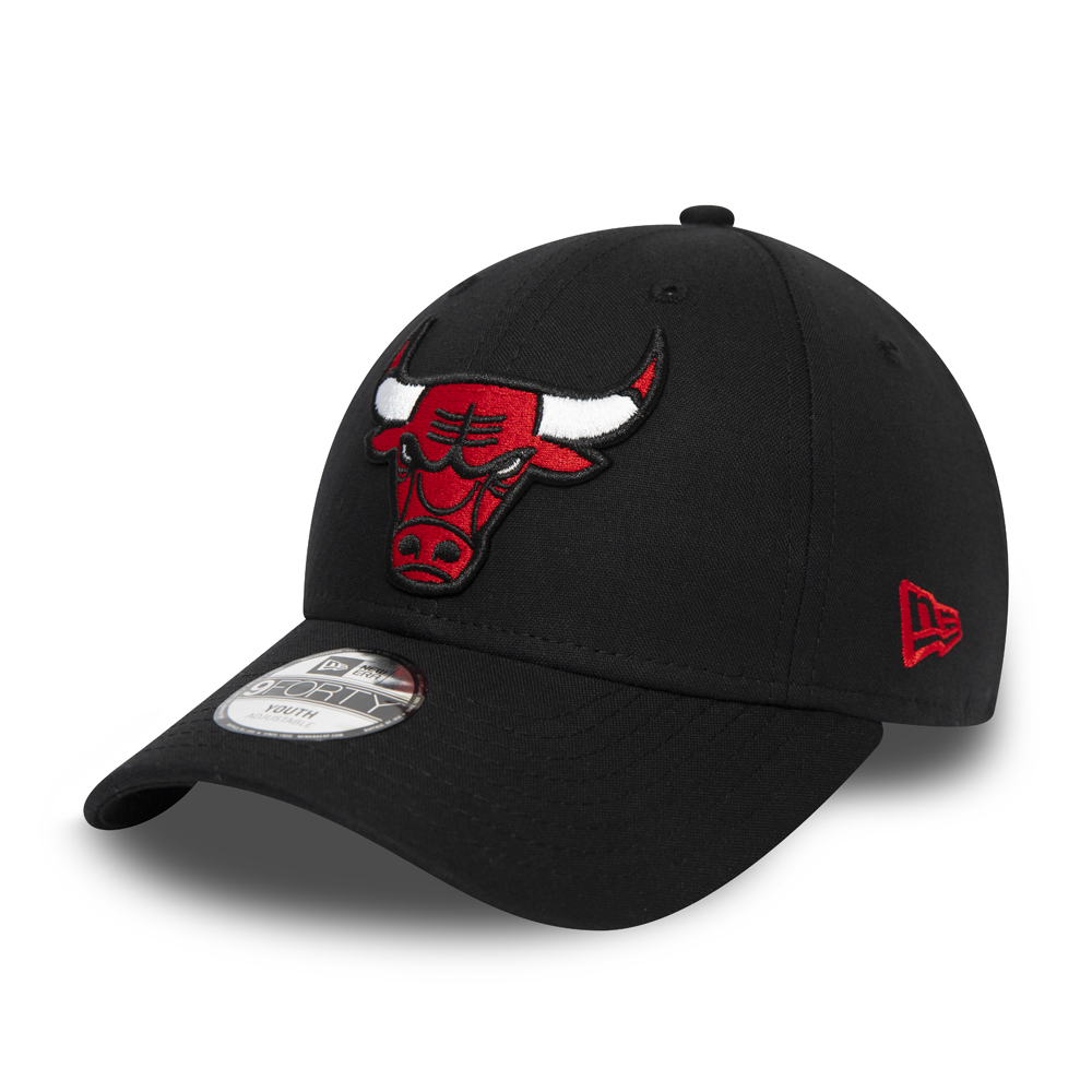 Chicago Bulls Chambray Essential 9FORTY niño, negro