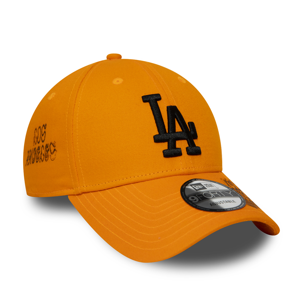 Los Angeles Dodgers Neon 9FORTY, naranja