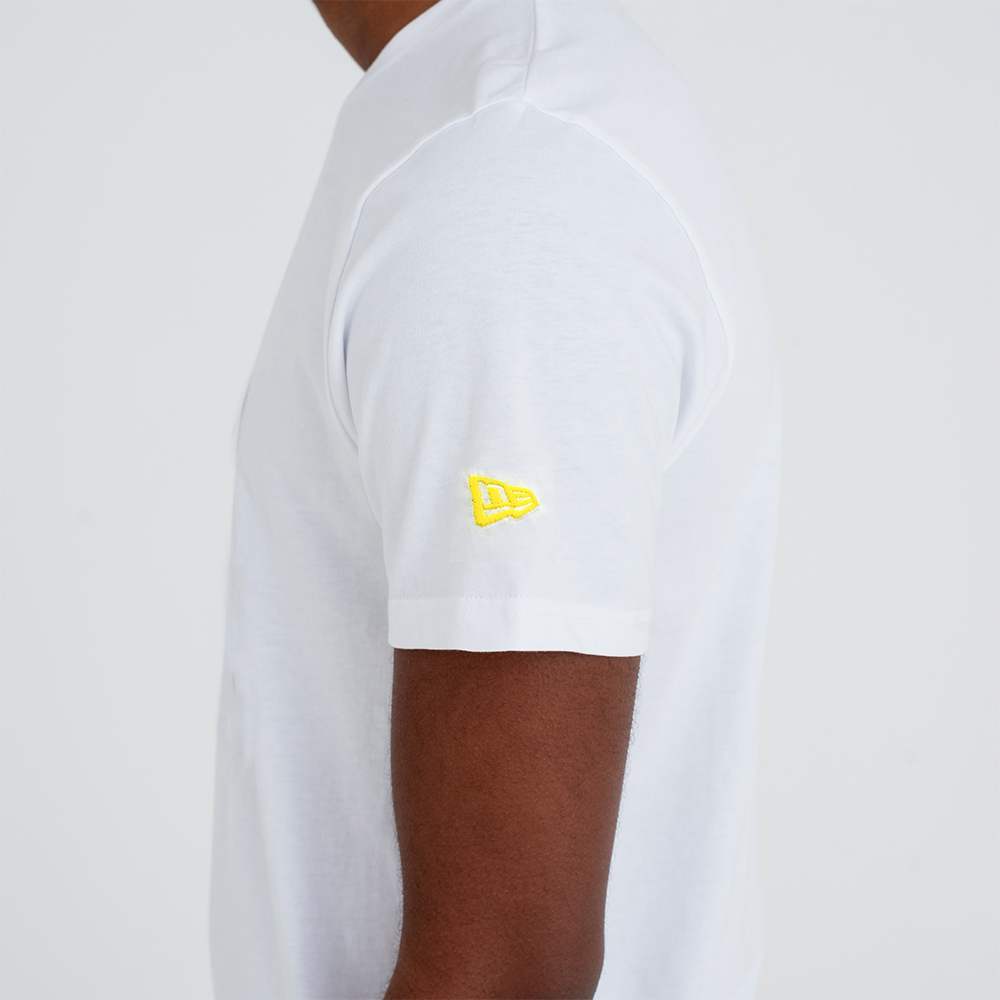 T-shirt New York Yankees jaune fluo à logo