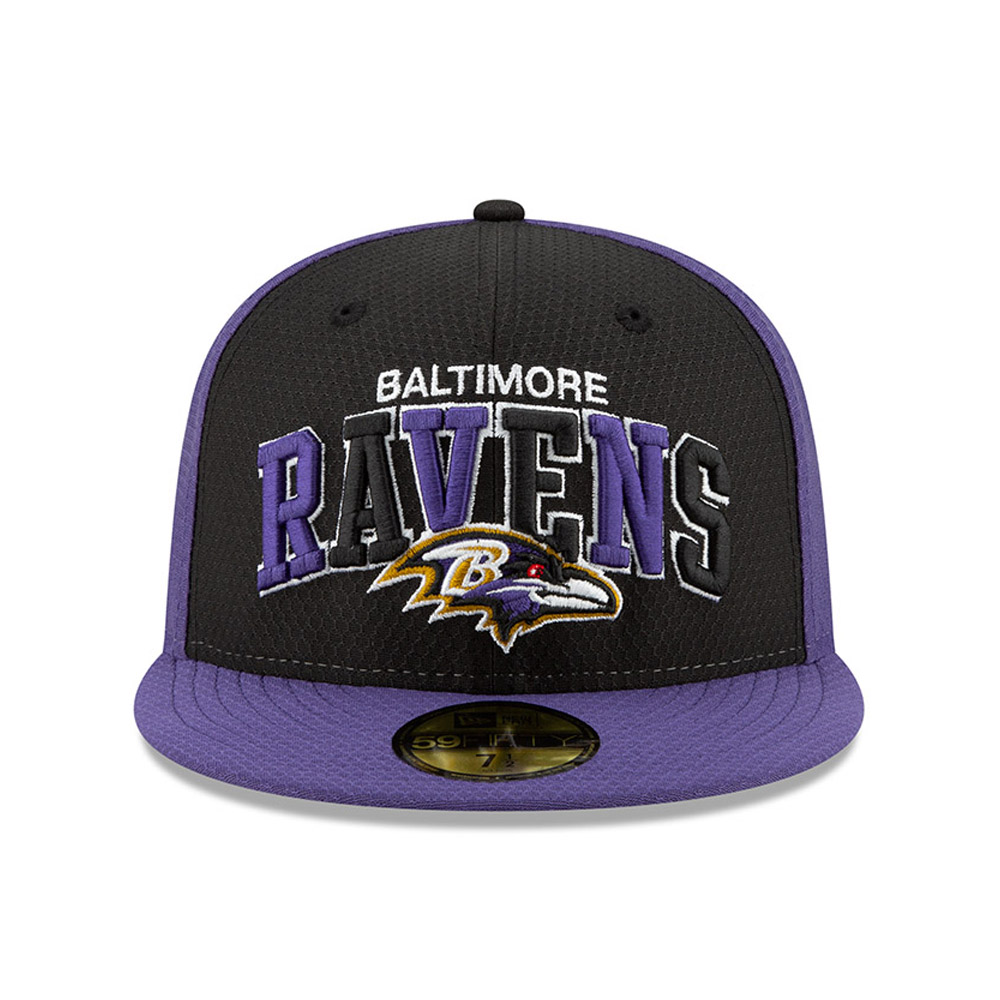 Sideline 90s Home Baltimore Ravens New Era 59Fifty Cap 