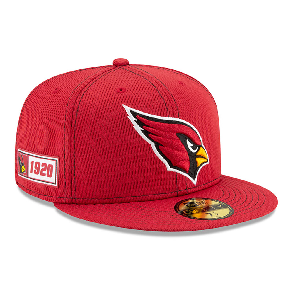 Cappellino Arizona Cardinals Sideline Road 59FIFTY rosso