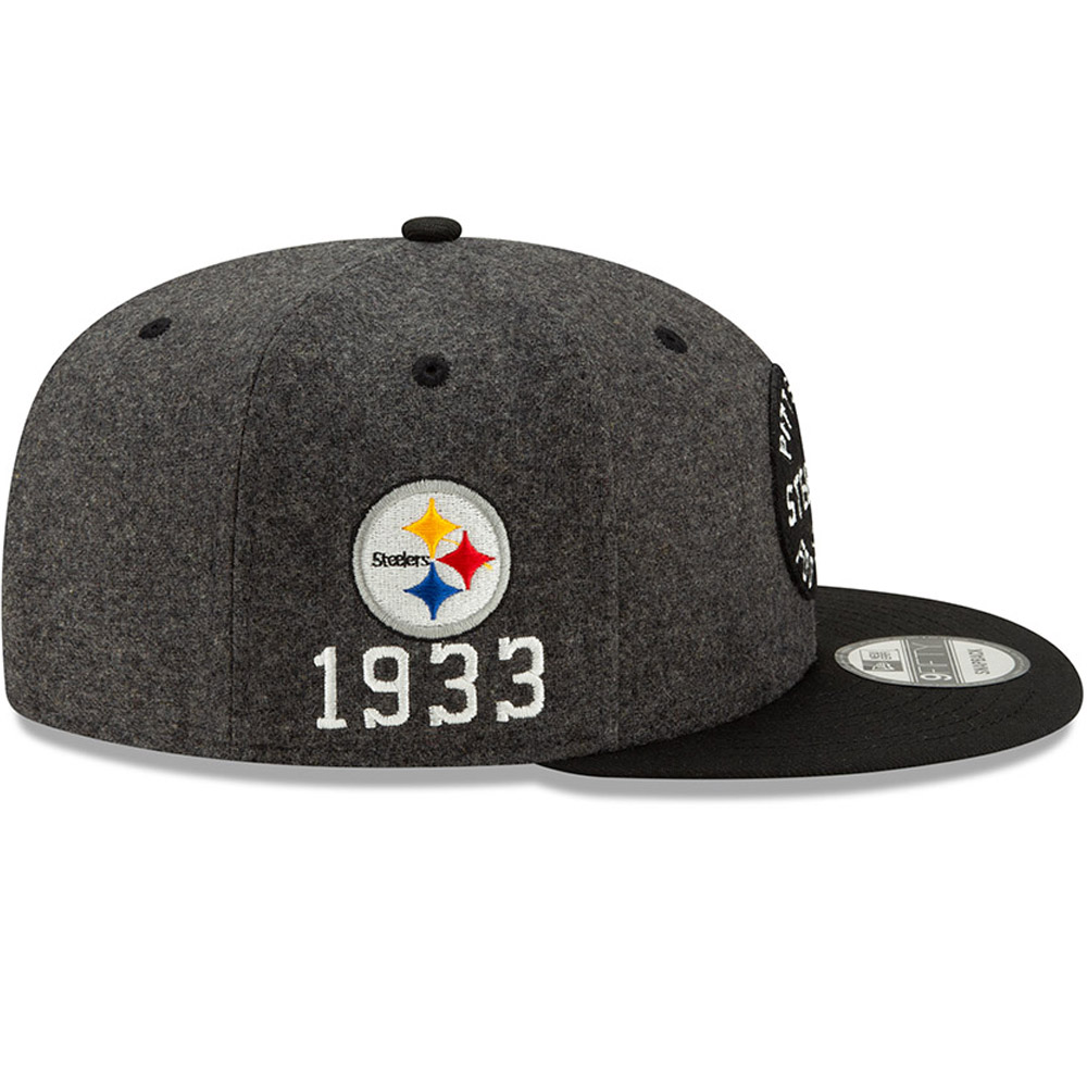 Official New Era Pittsburgh Steelers Sideline Home 9FIFTY Cap A5587_B93