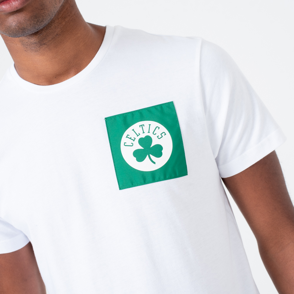 Boston Celtics – T-Shirt mit Logo – Weiß