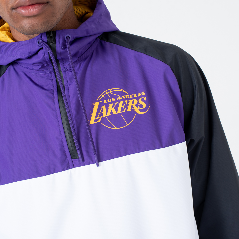 Giacca a vento Los Angeles Lakers nera