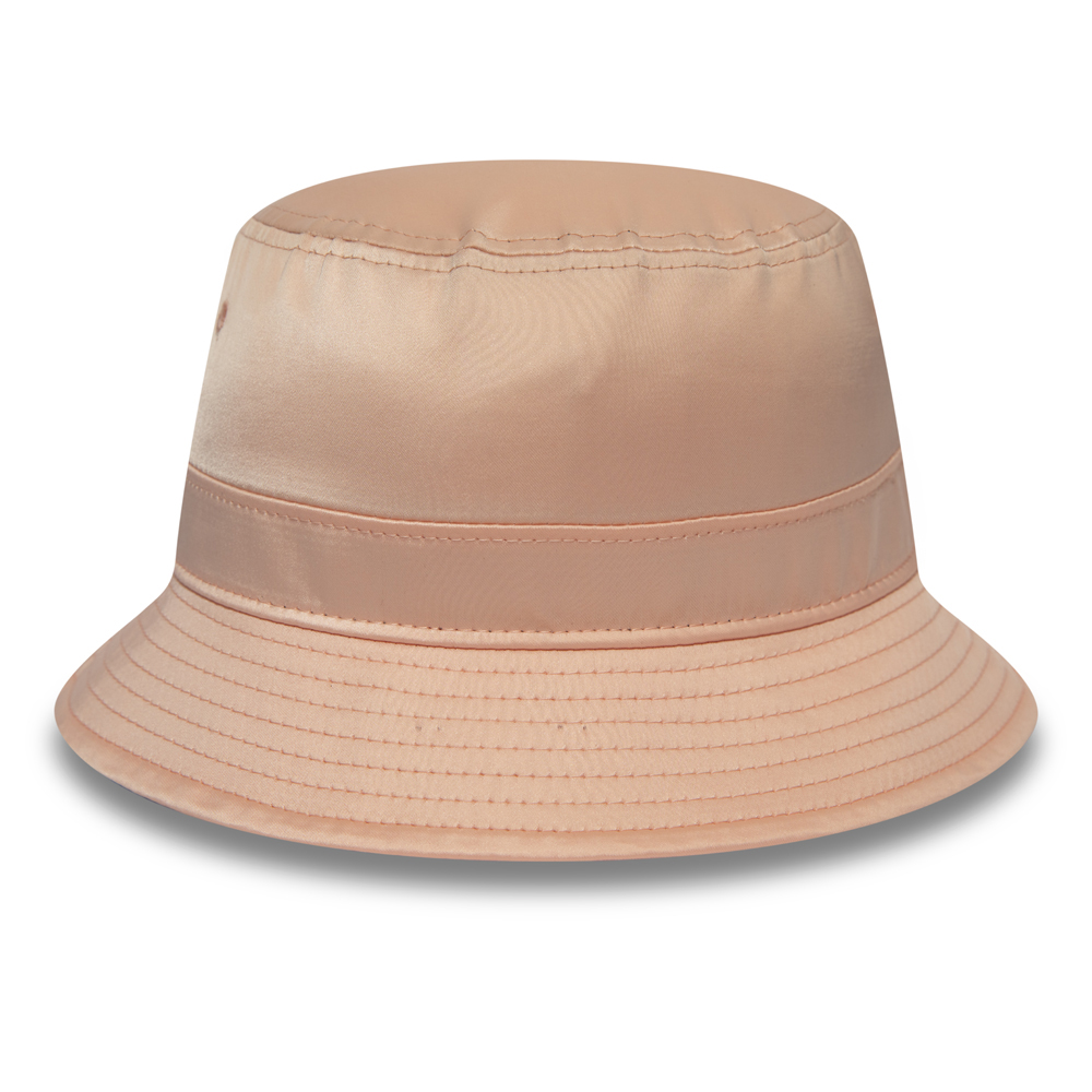 Cappello da pescatore New Era in raso rosa donna