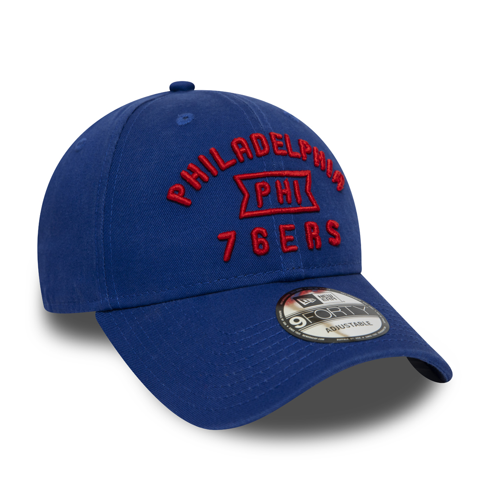 9FORTY – Philadelphia 76ERS – Vintage Front – Blau