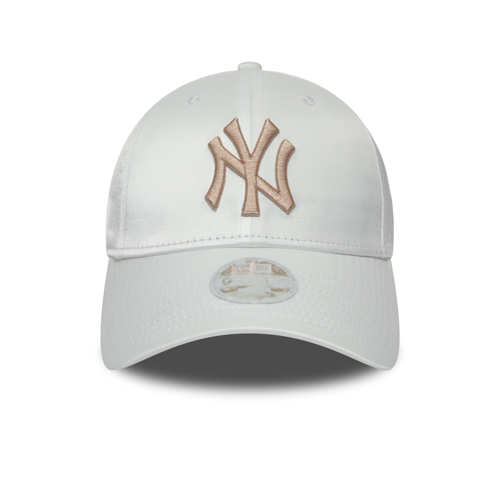 New York Yankees Satin 9FORTY blanche femme