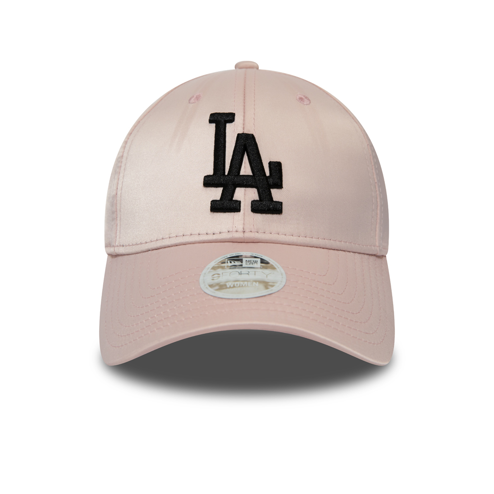 Los Angeles Dodgers Satin 9FORTY rose femme