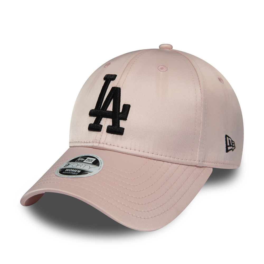 Los Angeles Dodgers Satin 9FORTY mujer, rosa