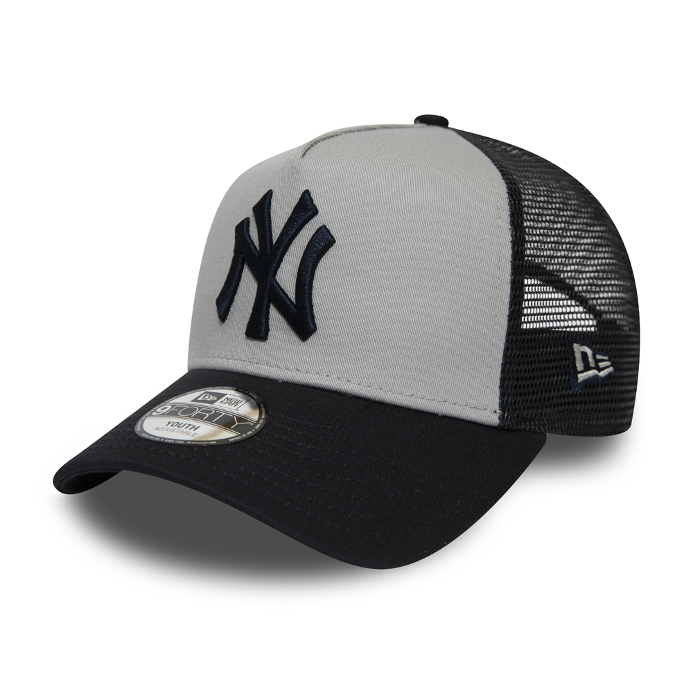New York Yankees Grey A-Frame Trucker Bambino