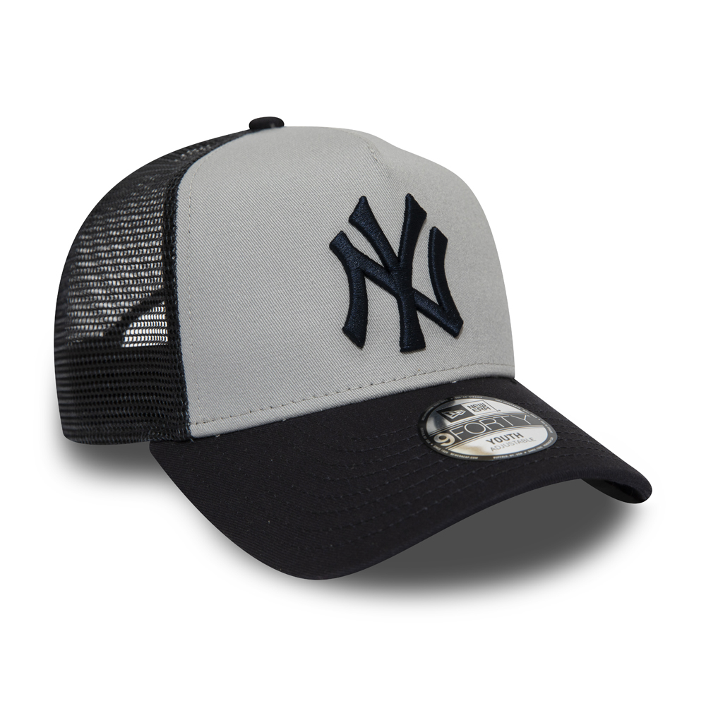 New York Yankees Kids Grey A-Frame Trucker